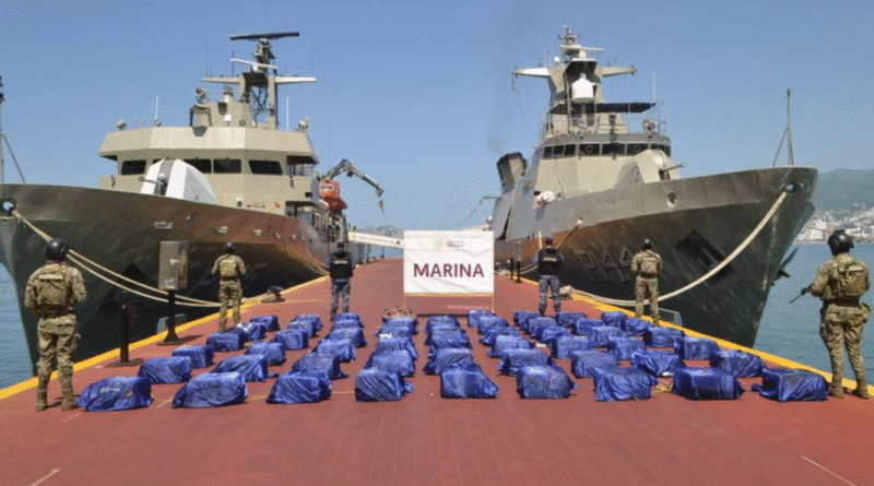 Semar aseguró 16 toneladas de droga