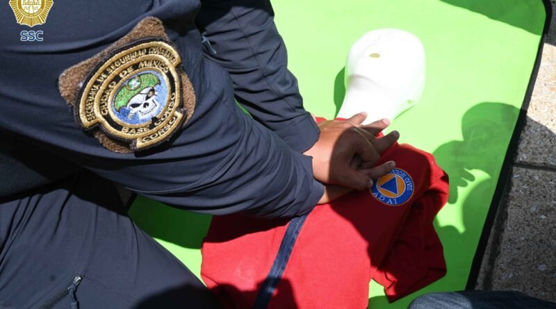 Participó la SSC en clase masiva de primeros auxilios en marco del 19S