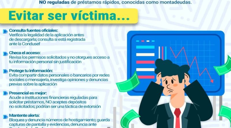 Alerta la SSC sobre apps de moviles conocidos como Montadeudas