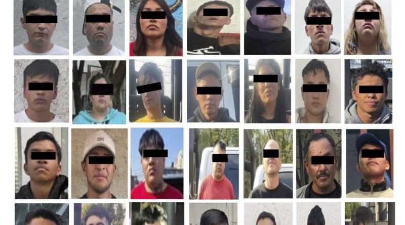 Detiene la SSC a 38 en tres días por distintos hechos delictivos