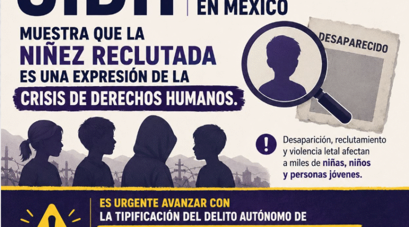 Informe de la CIDH muestra que la niñez desaparecida y reclutada en México exige una respuesta urgente del Estado
