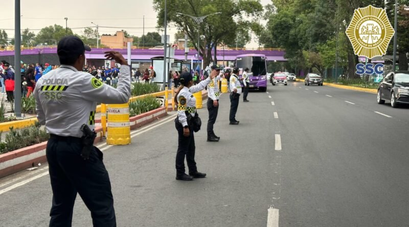 SSC realiza operativo "Estadio Seguro" en el Azteca