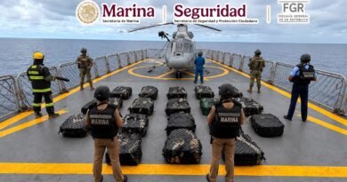 Asegura Marina más de 800 kilos de cocaína